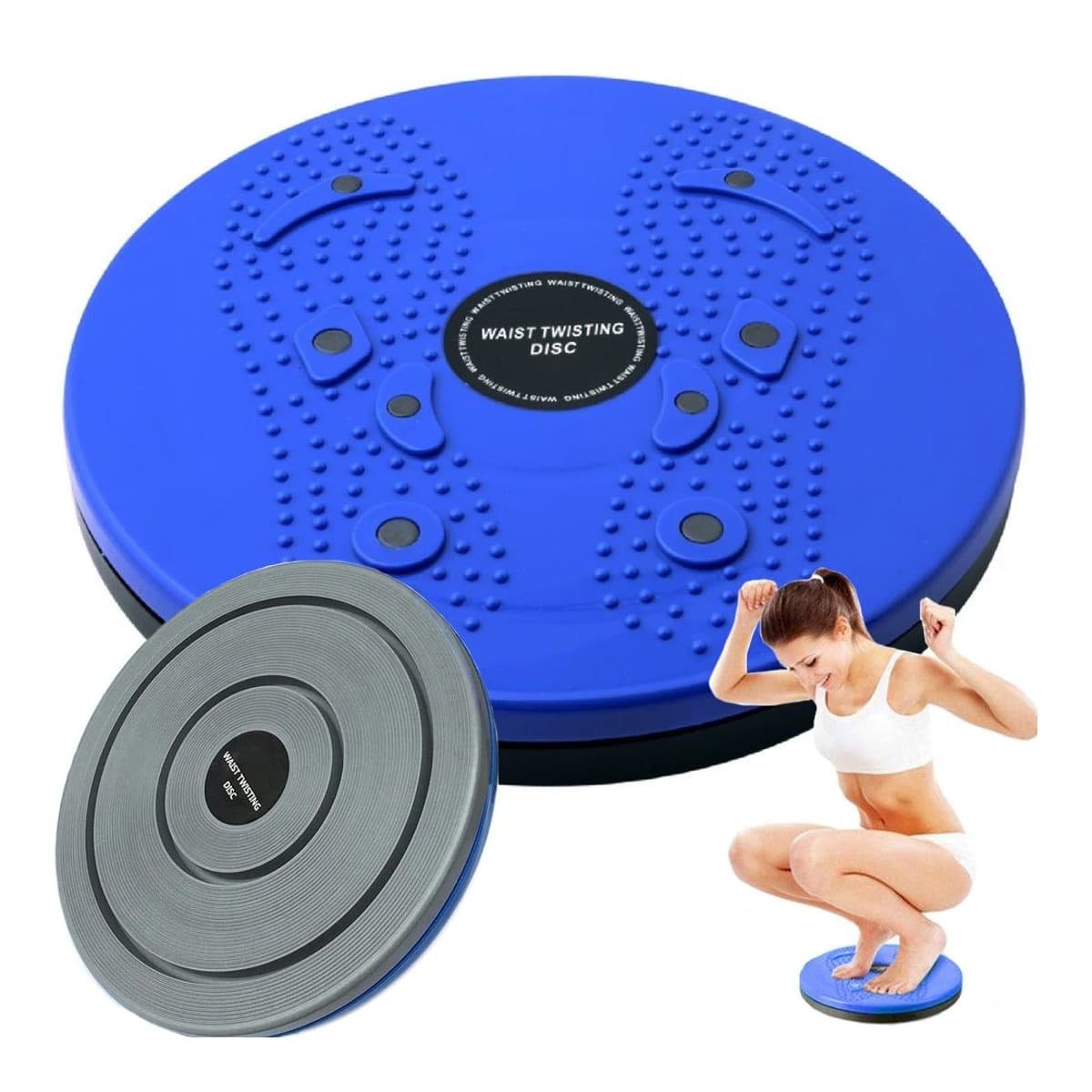 Vridplatta för träning, ø 24,5 cm, med magneter