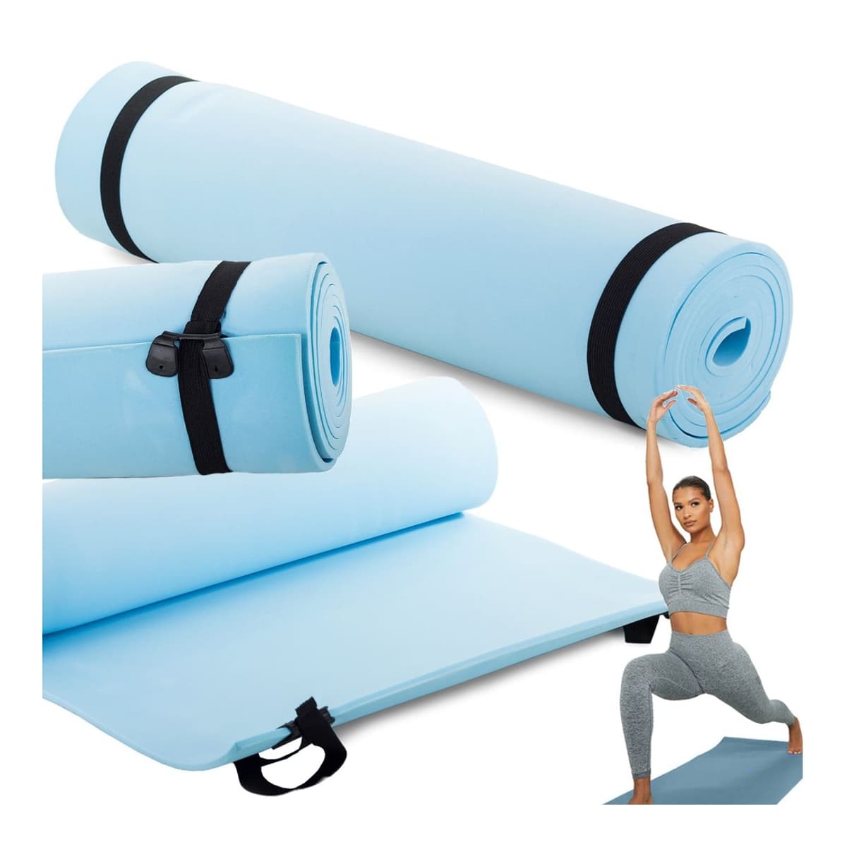 Yogamatta 0,5 cm tjock, 50x180 cm