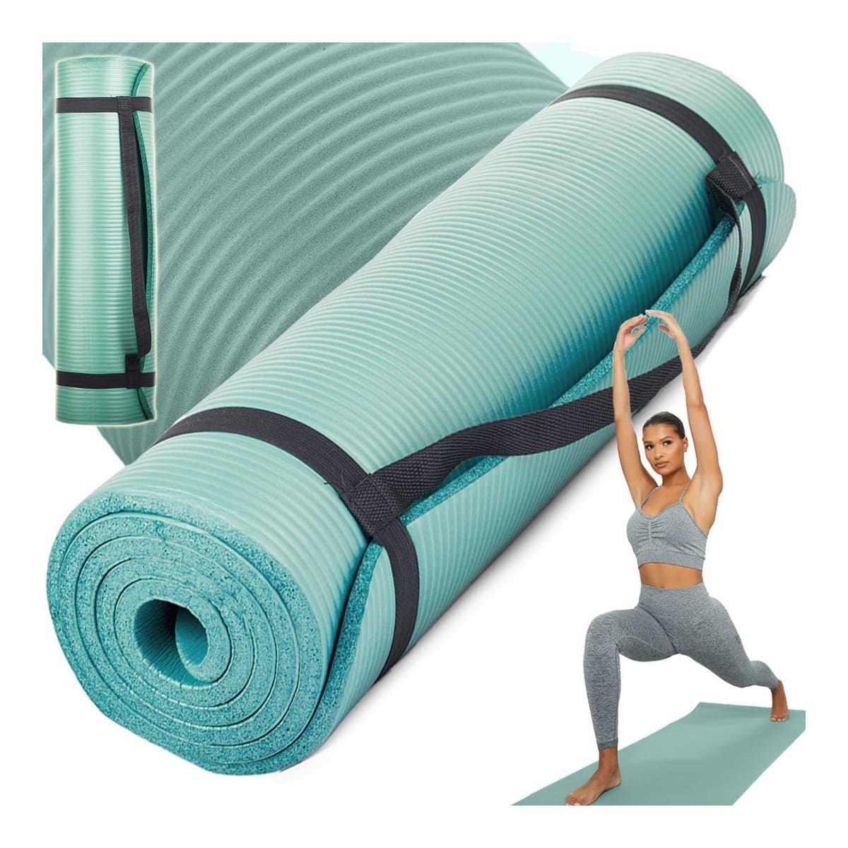 Yogamatta, 180x60 cm, 1 cm tjock