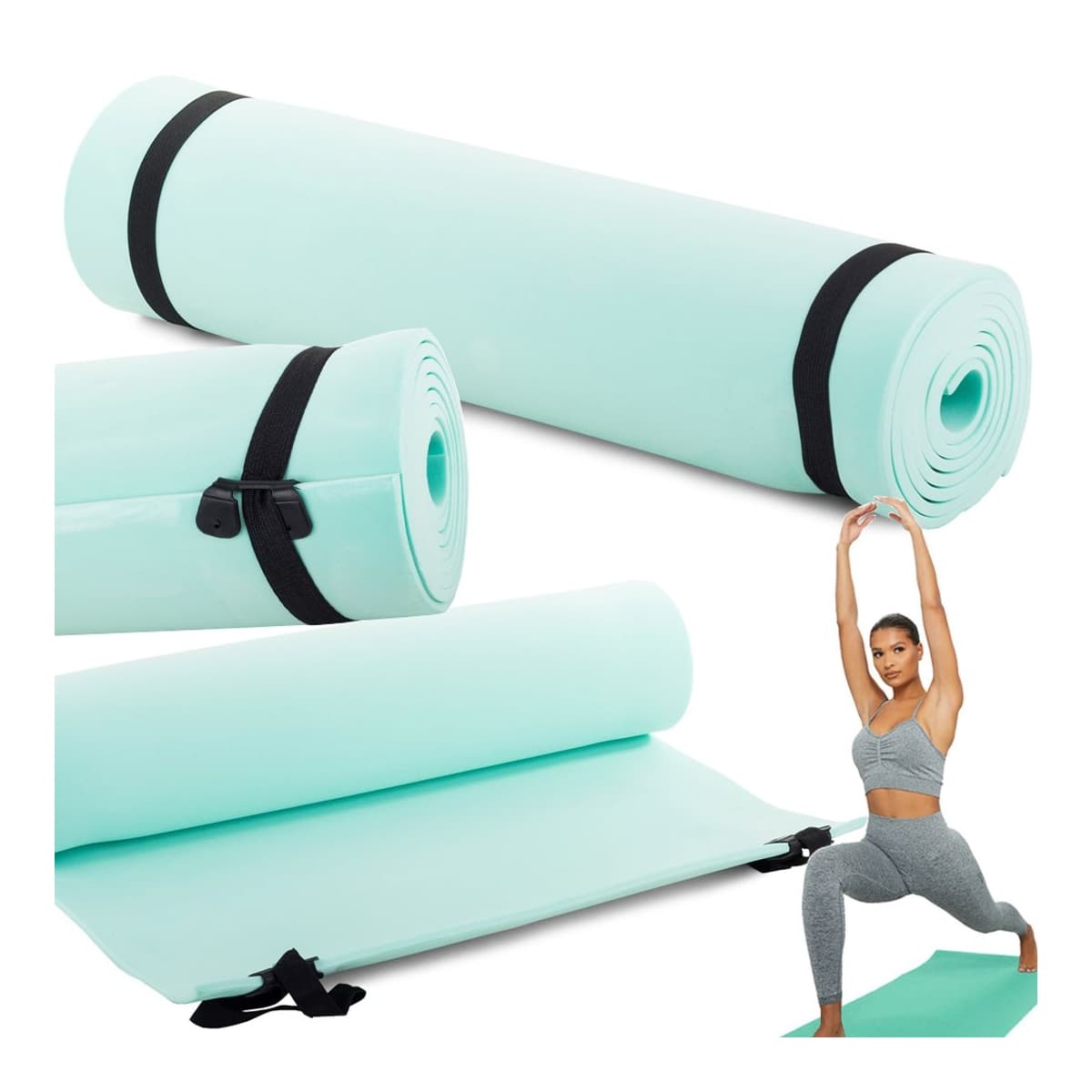 Yogamatta, 50x180 cm, tjocklek 0,5 cm