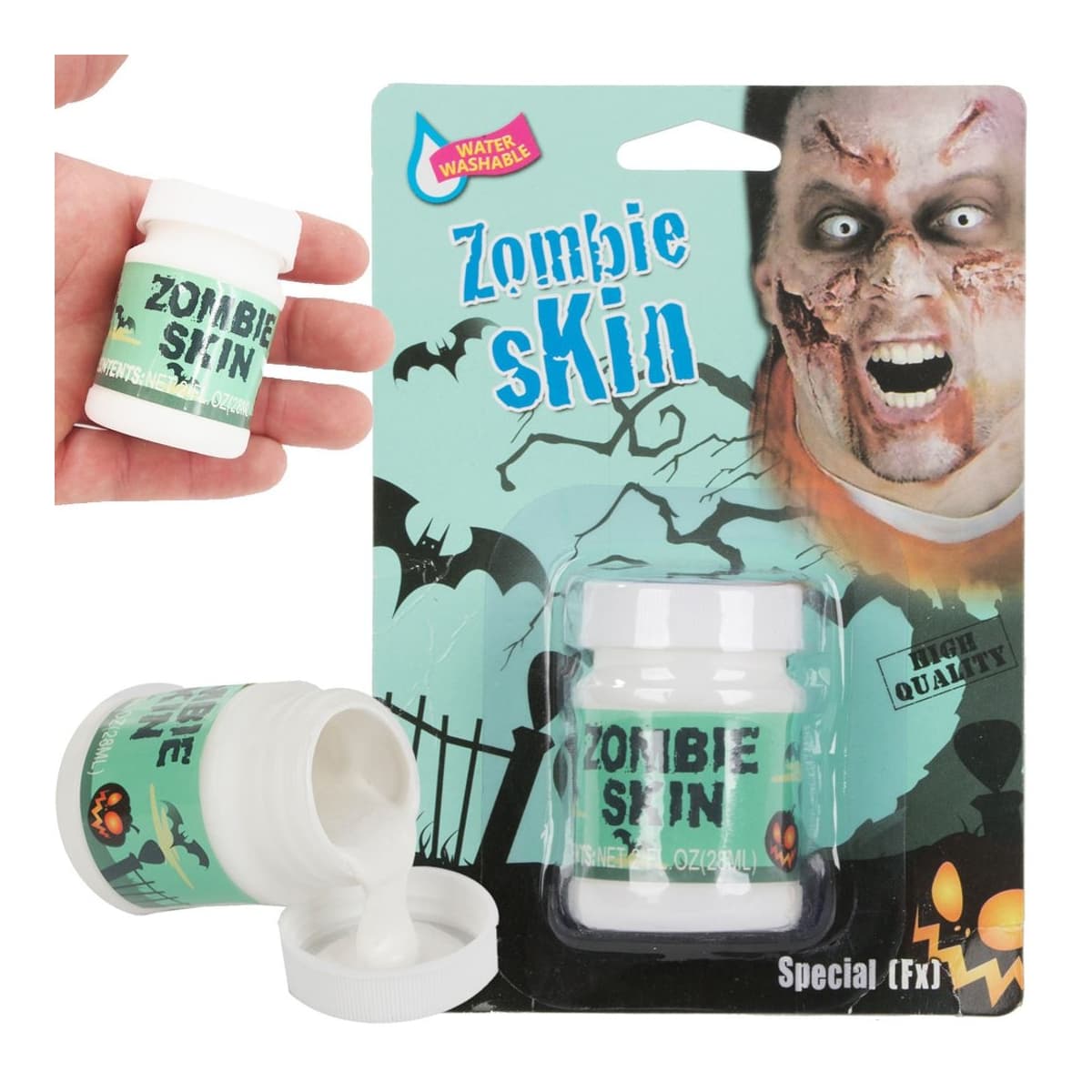 Zombiesmink bas, vit, 28 ml